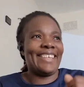 Awah, care worker from Cameroon