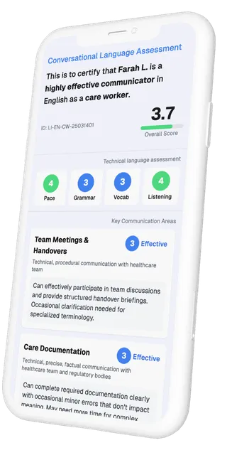 Assessment Certificate Phone Mockup